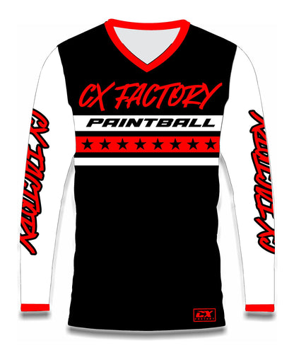 CX Factory Team Stripe - Red/Black/White